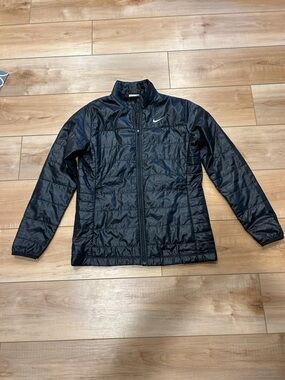 Nike Black Quilted Packable Jacket